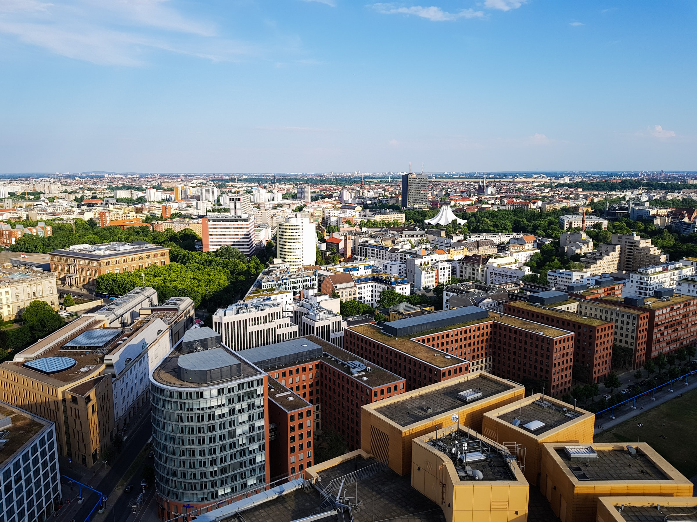 view of Berlin from above